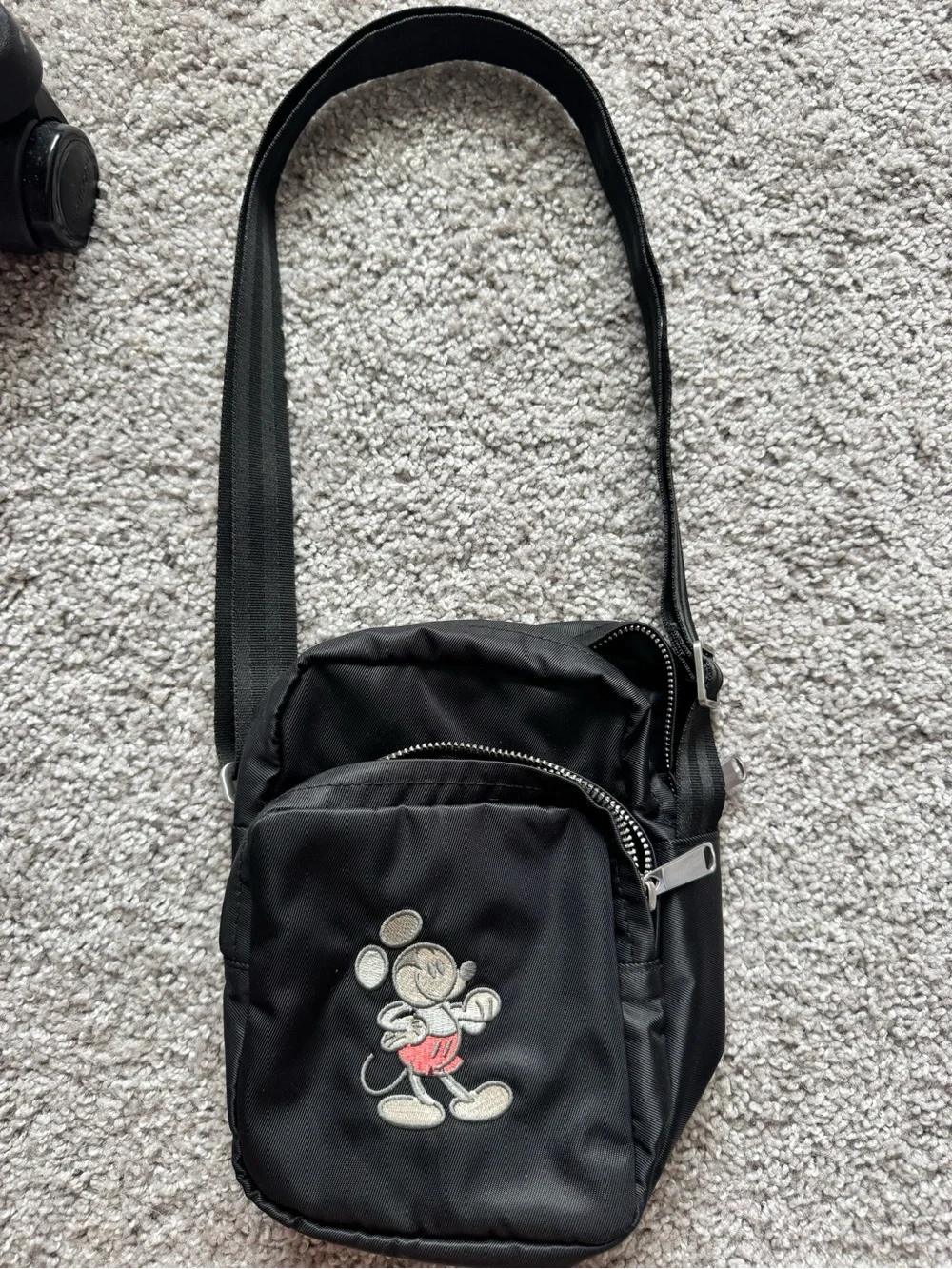 Disney Parks Black Mickey Crossbody Bag